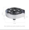 CASA Faucet Glass Rainser For Kitchen Sink, Stainless Steel Cup Washer. 