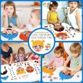 Kids Social Emotional Learning Busy Board with 9 Emotion Cards for Faces Games Preschool Learning Sensory Autism Therapy Toys. 