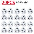 20-4PCS Furniture Casters Wheels Heavy Duty Ball Pulley Self Adhesive Stainless Steel 360° Rotation Universal Wheel No Noise. 