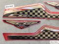 2024 Model Tanki Tapa Stickers Honda CG-125 Special Edition (Complete Set) -Red. 