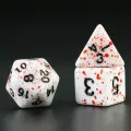 Board Game Accessories Cubes High Quality Acrylic Dice Unique Blood Effect Mixing Colours Effect For Entertainment Table Gaming. 