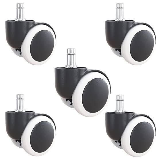 Chair Replacement Wheels Set Of 5 Pcs Good Quality