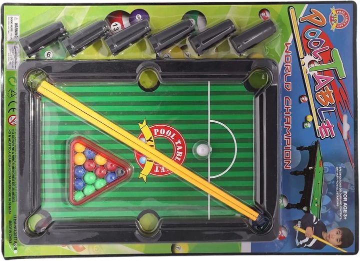POOL TABLE TOY FULL SET