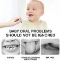 30/60pcs Baby Oral Cleaning Stick Disposable Cleaner Milk Teeth Gauze Toothbrush Baby Tongue Washing For Newborn Oral Care.