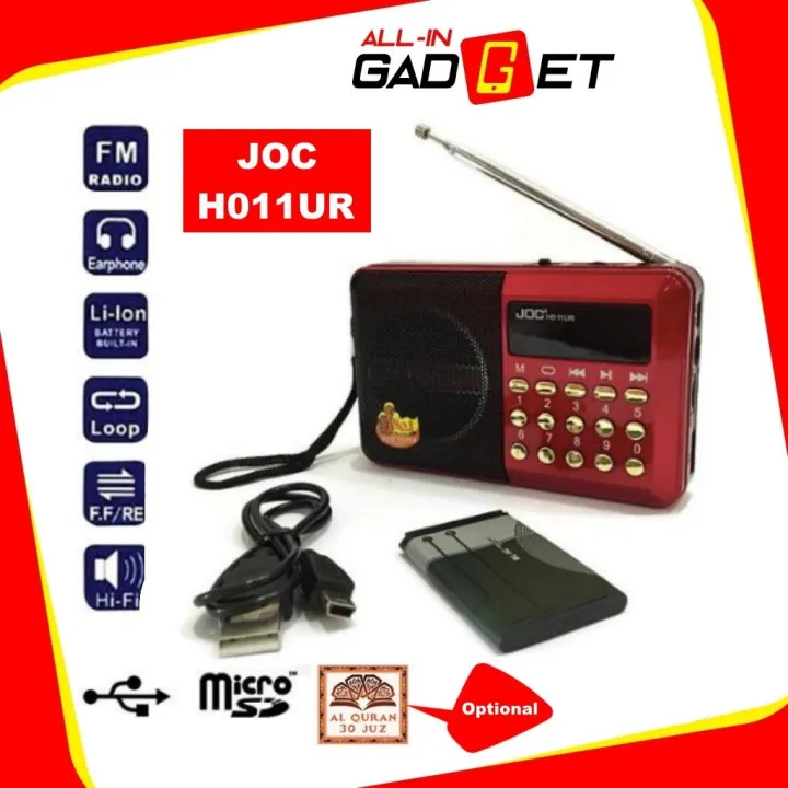 JOC%20Radio%20Rechargeable%20Portable%20Fm%20Usb%20/%20Sd%20Card%20Radio%20JOC%20011%20With%20Screen%20Usb%20Mini%20Fm%20Radio%20-%20Image%202