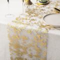 Sparkle Metallic Table Runners Gold Silver Thin Table Runner Glitter Sequin Metallic Foil Mesh Roll Birthday Party Decor Wedding. 