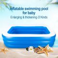 INTIME 1.5M (YT-329S) 3 Layer Extra Large Rectangular Inflatable Family Swimming Pool Indoor Outdoor Summer Time. 