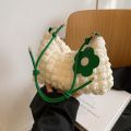 Trendy Pleated Bubbles Shoulder Bags Handbag Daily Commuting Bag Underarm Bag Plaid Quilted Solid Totes Bag Messenger Bag. 