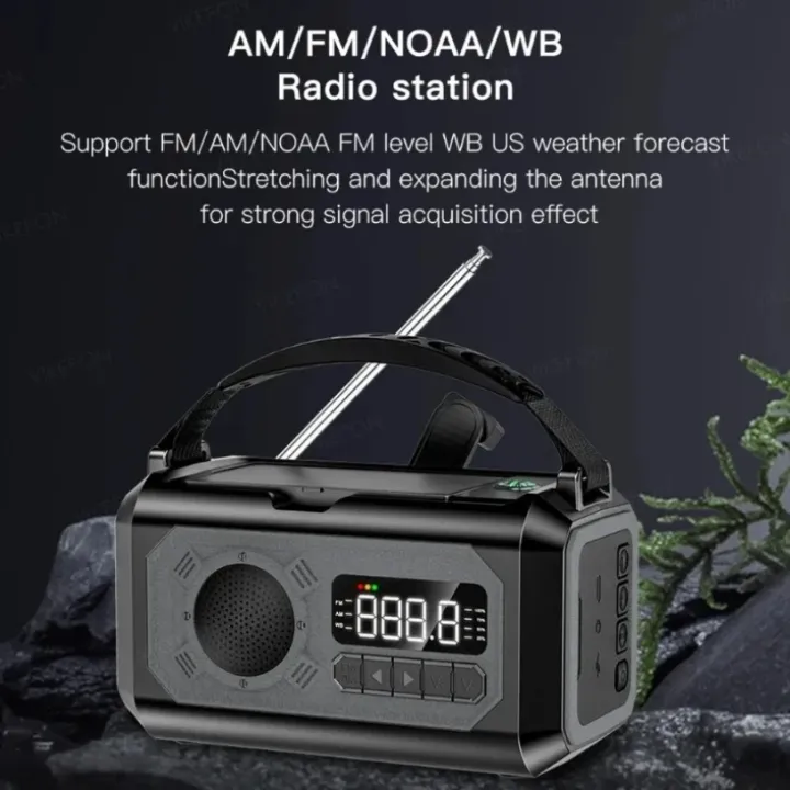 Portable%2012000mAh%20Emergency%20Radio%20AM/FM/NOAA%20Weather%20Radio%20Solar%20Hand%20Crank%20Radio%20Flashlight%20SOS%20Alarm%20Power%20Bank%20Reading%20Lamp%20-%20Image%206