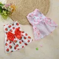 Dog dress for Female Pet Cat Puppy Floral Princess Skirt S-XL. 