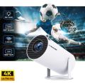 Projector Hy300 PRO 4K Android 11 dual WiFi 6 260 Ansi Home cinema outdoor projector. 