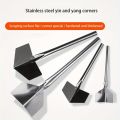 Stainless Steel Yin and Yang Angle Plasterboard Putty Leveling Tool Angle Puller Knife Cleaning Wall Plaster Construction Tools. 