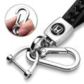 Honda Premium Leather Keychain (Honda Civic / Vezel / City / Brv) Metal Keychain Motorcycle - Car -. 