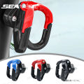 SEAMETAL Motorcycle Helmet Hook Holder Hand Bag Double Hook Luggage Bag Hangers Aluminum Alloy Motorcycle Hooks Accessories. 