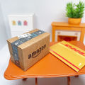 Dollhouse Miniature Package Mini Express Box  Box Modle Toys Paper Box Pretend Play Doll House Home Decor. 