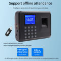Biometric Fingerprint Attendance Machine Smart Fingerprint Time Attendance Machine Time Clocking Recorder Employee Worker Device. 