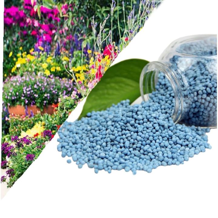Blue Granular Fertiizer 1kg (12:12:17 Mgo+ TE) High qualitity flower fertilizer