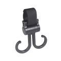 Double Hook Load-bearing Sturdy and Durable 360 Degree Rotating Adjustable Hook and Loop Fasteners Baby Stroller Accessories. 
