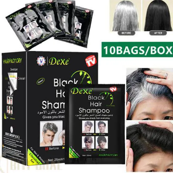 10PCS%20DEXE%20Black%20Hair%20Dye%20Shampoo%20Permanent%20Instant%205-Min%20Hair%20Color%20Dye%20Natural%20-%20Image%204