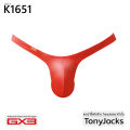 GX3 underwear gloss touch T-BACK/G-string bikini-red by tonyjocks k1561. 