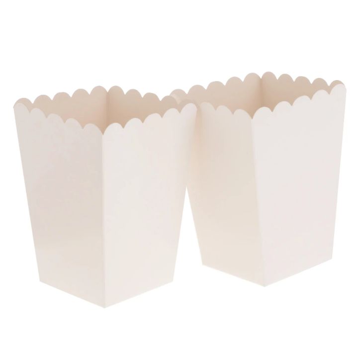 12%20Pieces%20Pure%20White%20Popcorn%20Boxes%20Container%20Birthday%20Movie%20Party%20Favors%20Favor%20Guests%20s%20Box%20Treat%20Bags%20Wedding%20Bridal%20-%20Image%203