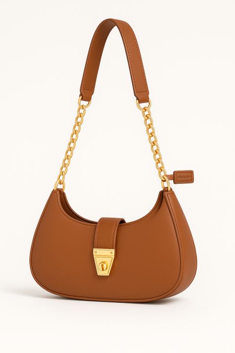 Trendy%20Faux%20Leather%20Crescent%20Bag%20%E2%80%93%20Gold%20Chain%20&%20Turn-Lock%20-%20Image%204