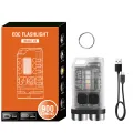 BORUiT V3 LED Keychain Portable Flashlight Work Light Type-C Rechargeable Mini Torch with Magnet UV Camping Pocket Lantern. 