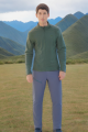 Quechua mh120 men's hiking fleece jacket with 2 zipper pockets, warm and comfortable sweater.. 