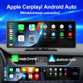 Universal 10.26" Car Intelligent 4K 360° Rotatio Car DVR Dash Cam Wireless CarPlay & Android Auto Bluetooth WIFI Rear Reversing.