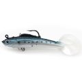 BURLE 10cm 9.5g Bass Pike Swimbait Artificial Bait Carp Pesca Pre-rigged Jig Head Eel Lure Sandeel Soft Fishing Lure. 