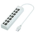 USB Hub 7 Port Multi USB Splitter Power Adapter Multiple Expander With On Off Switch For PC Laptop MacBook Accessories. 