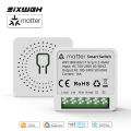 Meross Matter Smart Switch 16A, WiFi Mini DIY Relay Module,  HomeKit  Home Alexa SmartThings, Timer Remote Breaker. 