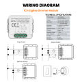 GIRIER Tuya Smart ZigBee 3.0 Dimmer Switch Module WiFi Breaker Relay for Dimmable Bulb Supports 2-way Control Works with Alexa. 