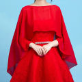 Women's Chiffon Cape Bolero Femme Mariage Chalas Mujer Evening Wedding Bridal Jacket Wraps Accessories Peleryna Cloak Boda Shawl. 