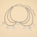 Cross Waist Chain Women's Waist Jewelry Niche Waist Decoration Versatile Temperament Cool Punk Hot Girl Personal Body Chain.