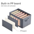 Thickened Pants Storage Box Foldable 9/7/6 Grids Organizer for Jeans Sweatshirt Shirt Wardrobe Organizers of Cabinets and Drawer. 
