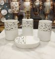4 Pcs Ceramic Bathroom Accessories Set .. 