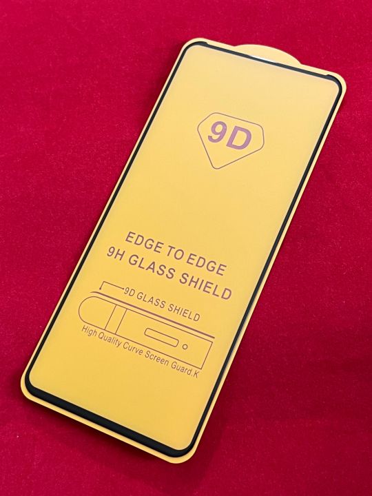Infinix Hot 30 HD 9D Full Coverage Tempered Glass Screen Protector