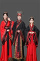 Chinese Traditional Dress Hanfu Ancient Festival Clothing Set For Women and man Long Sleeve Folk Dance Performance Dress. 