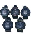 Mens Digital Watch Led Display Xl Heavy Duty Strap Digital Watch W/ Steel Back. 