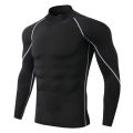 Men Sport T-shirt Quick Dry Bodybuilding Running Shirt Long Sleeve Compression Top Gym T Shirt Men Fitness Tight Rashgard.