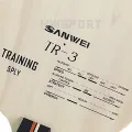 SANWEI TR-3 Table Tennis Blade Elastic 5-PLY Wood Offensive Ping Pong Blade with Good Control. 