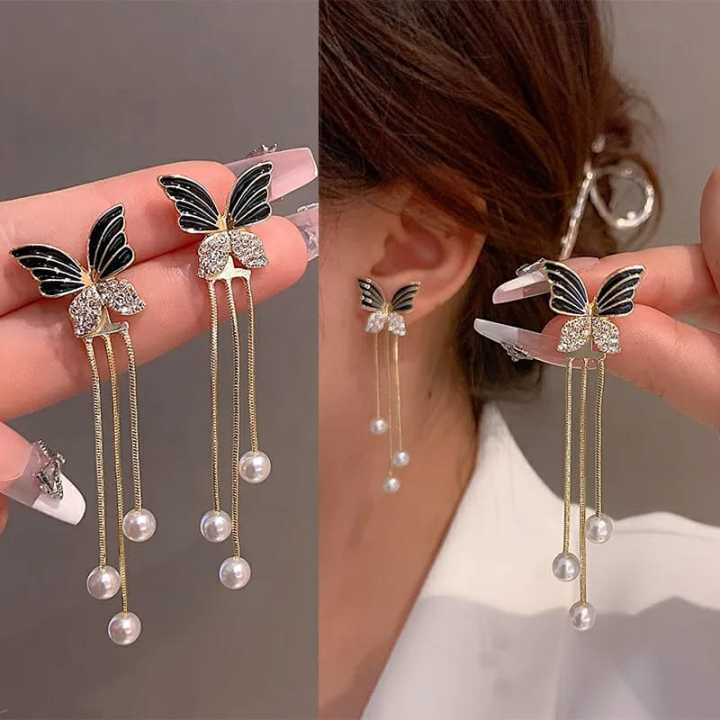 Unique%20Design%20Elegant%20Delicate%20Light%20Luxury%20Black%20Butterfly%20Earrings%20Women%20Jewelry%20Party%20Premium%20Gifts%20-%20Image%202