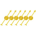 6pcs Plastic Arrow Pointer for Party DIY Board Game School Classroom Home Using Board Spinner.