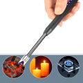 Long Candle Kitchen Electric Usb Lighters Bbq Rechargeable Hose Torch Electric Plasma Arc Lighter.