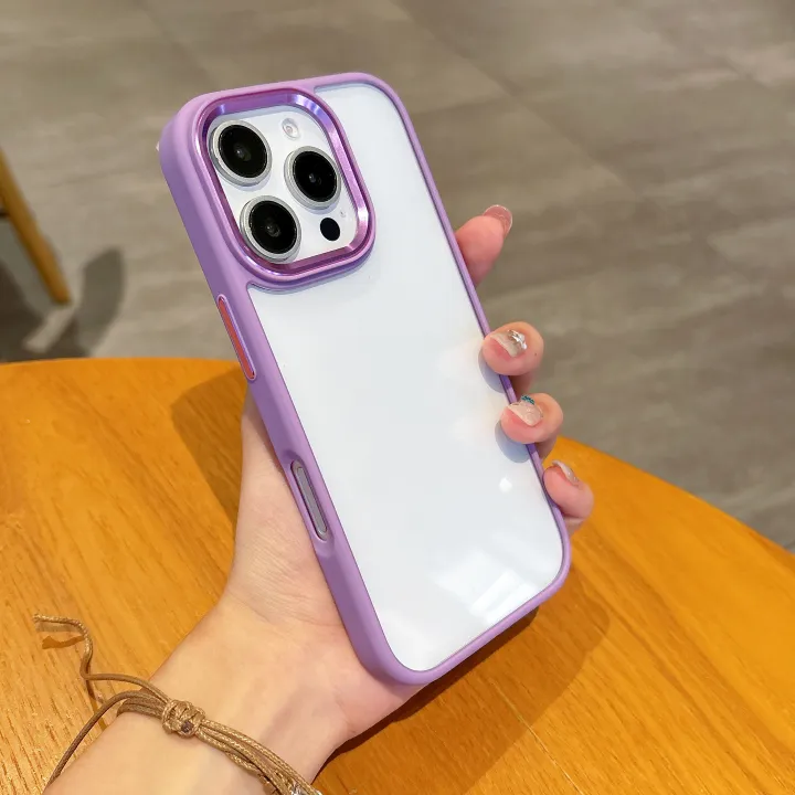 High%20Quality%20Metal%20Camera%20Frame%20Transparent%20Back%20Cell%20Phone%20Case%20for%20iPhone%2016%20Pro%20Max%20Clear%20Hot%20Bronzing%20Ultra%20Thin%20Slim%20Cover%20-%20Image%208