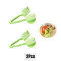 Stainless Steel Kitchen Handheld Orange Lemon Slicer Tomato Cutting Clip Fruit Slicer Onion Slicer KitchenItem Cutter Accessorie. 