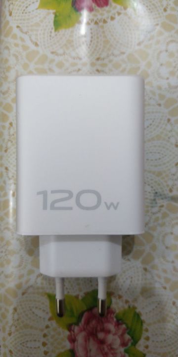 Vivo 120W Original FlashCharge Adapter with Cable