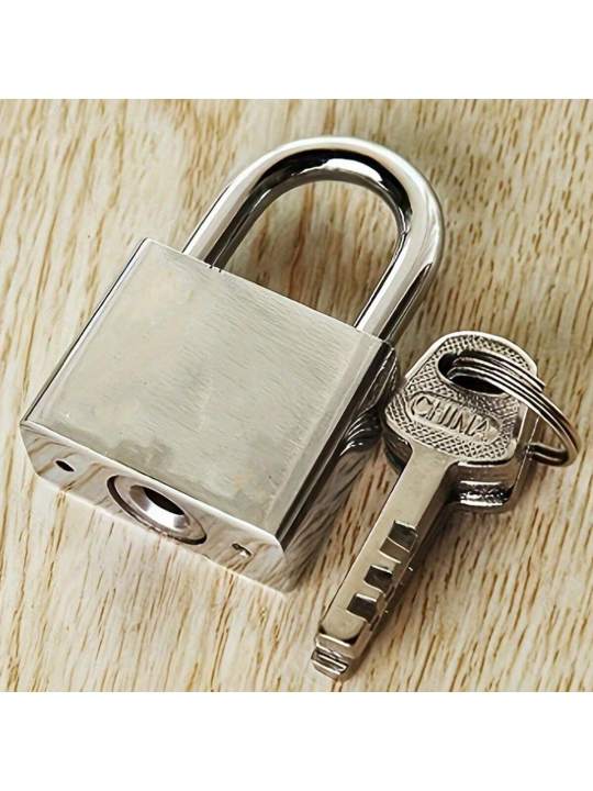 1pc 4-Key Anti-Rust Waterproof Padlock, Perfect For Dormitory ...