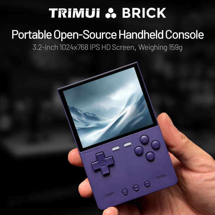 TRIMUI%20BRICK%20CNC%20Metal%20Retro%20Handheld%20Console%203.2"%20%201024x768%20IPS%20Linux%20Mood%20LED%20Free%20Keycap%203000mAh%20WiFi%20%20for%20Game%20Lovers%20-%20Image%205
